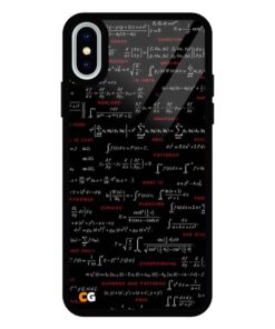 Math Art iPhone X Glass Back Cover