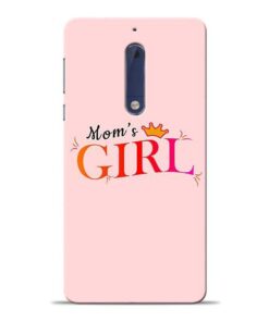 Mom Girl Nokia 5 Mobile Cover