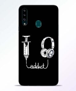 Music Addict Samsung Galaxy A20s Mobile Cover - CoversGap