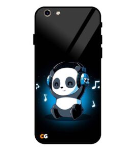 Music Panda iPhone 6s Glass Case