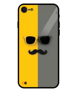 Mustache iPhone 7 Glass Back Cover