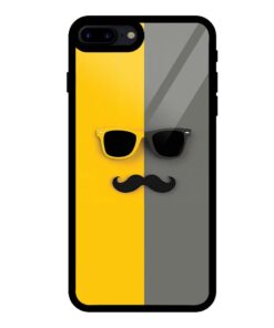 Mustache iPhone 8 Plus Glass Back Cover