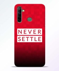 Never Settle Realme 6i Mobile Cover - CoversGap