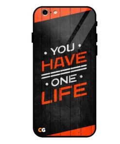 One Life iPhone 6 Glass Back Cover