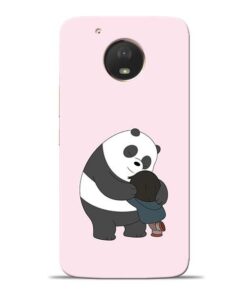 Panda Close Hug Moto E4 Plus Mobile Cover