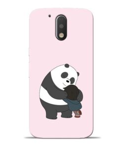 Panda Close Hug Moto G4 Mobile Cover