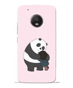 Panda Close Hug Moto G5 Plus Mobile Cover