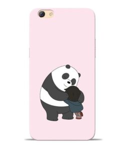 Panda Close Hug Oppo F3 Mobile Cover