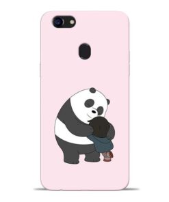 Panda Close Hug Oppo F5 Mobile Cover