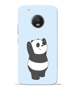 Panda Hands Up Moto G5 Plus Mobile Cover