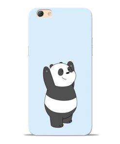 Panda Hands Up Oppo F3 Mobile Cover