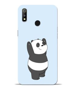 Panda Hands Up Oppo Realme 3 Mobile Cover