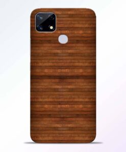 Pine Wood Realme Narzo 20 Back Cover