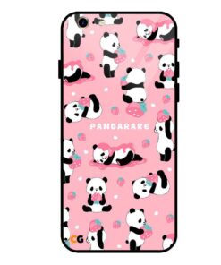 Pink Panda iPhone 6 Glass Case