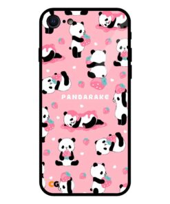 Pink Panda iPhone 7 Glass Case