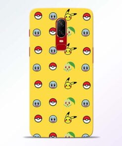 Pokemon Art OnePlus 6 Mobile Cover