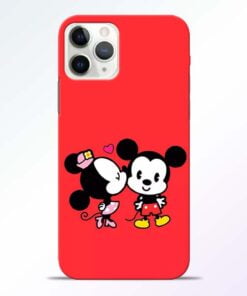 Red Cute Mouse iPhone 11 Pro Max Mobile Cover