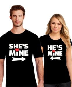 She is Mine Couple T shirt