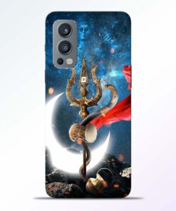 Shiva Trishul Blue Oneplus Nord 2 Back Cover