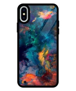 Simple Abstract iPhone XS Max Glass Cover