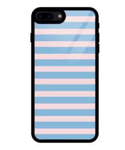 Sky Blue Lining iPhone 7 Plus Glass Case