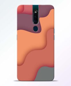 Spill Color Art Oppo F11 Pro Mobile Cover