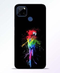 Splatter Parrot Realme C12 Mobile Cover