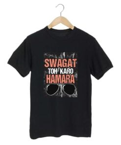 Swagat Karo Black T shirt