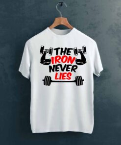 The Iron Gym T shirt on Hanger