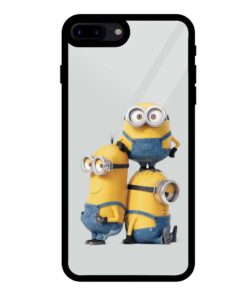 Three Minions iPhone 8 Plus Glass Case