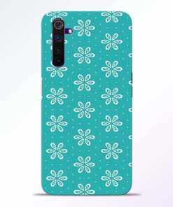 Tiffany Flower Realme 6 Back Cover