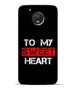 To My Sweet Heart Moto E4 Plus Mobile Cover