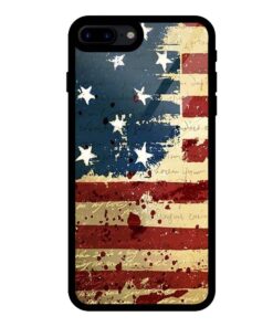 USA Flag iPhone 8 Plus Glass Cover