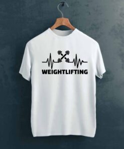 WeightLifting Gym T shirt on Hanger
