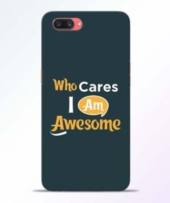 Who Cares Oppo A3S Mobile Cover