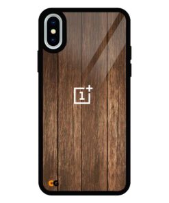 Wooden iPhone XS Glass Cover