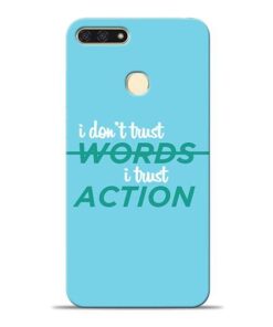 Words Action Honor 7A Mobile Cover