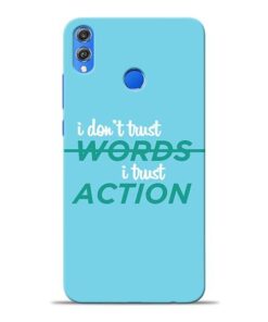 Words Action Honor 8X Mobile Cover