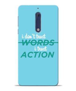 Words Action Nokia 5 Mobile Cover