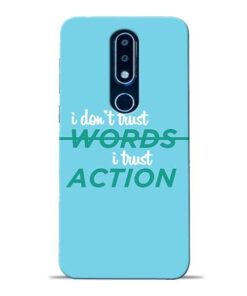 Words Action Nokia 6.1 Plus Mobile Cover