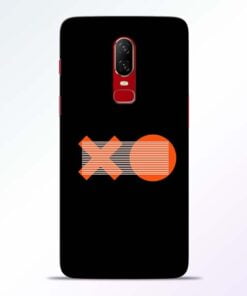 XO Pattern OnePlus 6 Mobile Cover