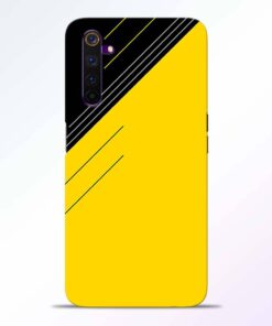 Yellow Black Pattern Realme 6 Pro Back Cover